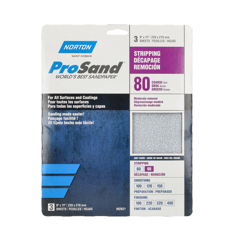 SANDPAPER ALU OXD 80GRT 9X11IN