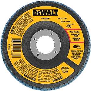 4-1/2 X 7/8 40 GRIT ZIRCONIA