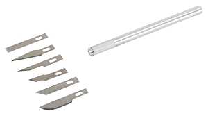 KNIFE HOBBY SET 7 PC ALUMINUM