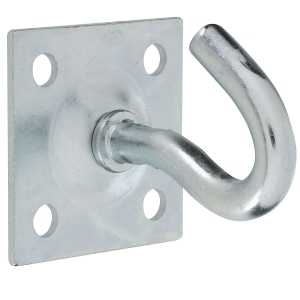 HOOK CLOTHESLINE STL 5/16IN ZN