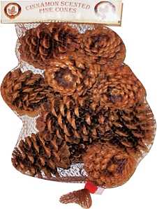 PINE CONES CINNAMON SCENT 12PC
