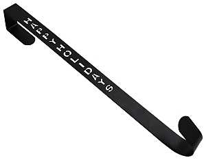 HANGER WREATH MATTE BLK