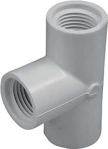 TEE PVC FIP 3/4 IN