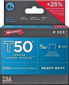 STAPLE T50 1250PK 5/16IN