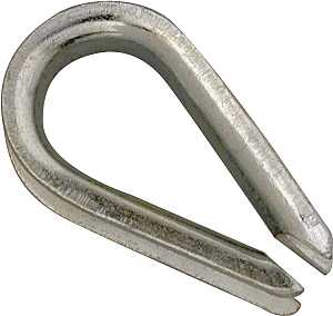 CABLE THIMBLE ZINC 1/8