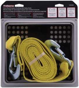 TOW STRAP HD W/HOOK 2INX15FT