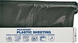 POLY FILM 10X100FT 6MIL BLACK