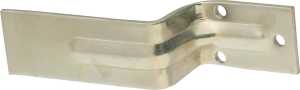 BAR HOLDER OPEN STL 6.5X1.5ZNC