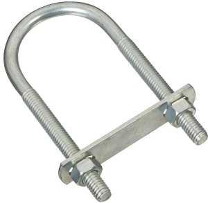 BOLT U W/NUT 5/16X1.75X4.25 ZN