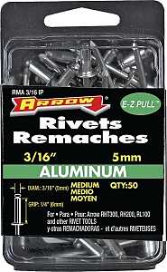 RIVET MEDIUM ALUM 3/16X1/4IN