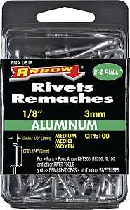 RIVET MED ALUM 1/8X1/4IN