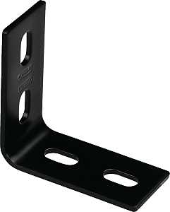 BRACE CORNER 3.1X1.5X1/8 BLK