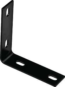 BRACE CORNER 5.1X1.5X1/8 BLK