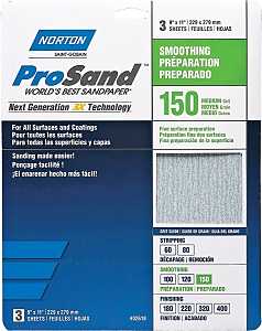 SANDPAPER AL OXD 150GRT 9X11IN
