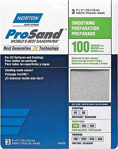 SANDPAPER AL OXD 100GRT 9X11IN