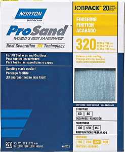 SANDPAPER AL OXD 320GRT 9X11IN