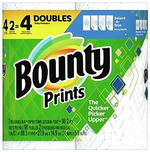 TOWEL PAPER PRT 2-DBL ROLL WHT