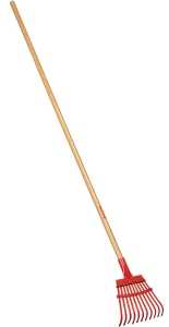 RAKE SHRUB STL 11TINE 8IN HEAD