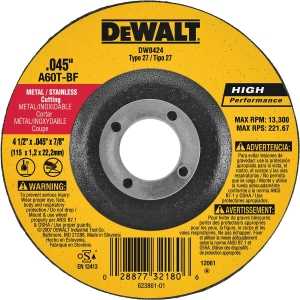 WHEEL GRIND FAST CUT MTL 4.5IN