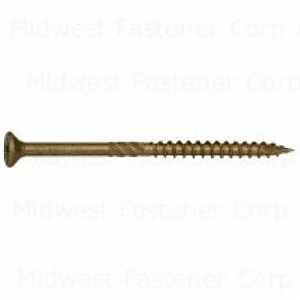DECK SCREW EXTR TAN NO9 X 3IN