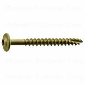 LAG SCREW STAR TAN 5/16 X 3IN