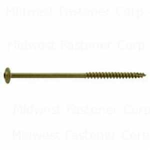 LAG SCREW STAR TAN 5/16 X 4IN