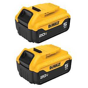 BATTERY 20VOLT MAX 5AH 2-PACK