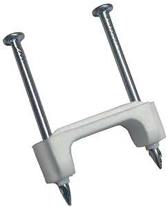 STAPLE CABLE INSUL PLSTC 1/2IN