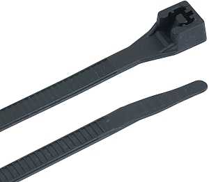 CABLE TIE 11IN UV BLACK