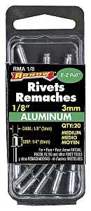 RIVET MEDIUM ALUM 1/8X1/4IN