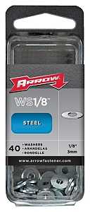 RIVET WASHER STEEL 40PK 1/8IN
