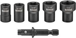 SET NUT DRIVER DETACHABLE 5PC