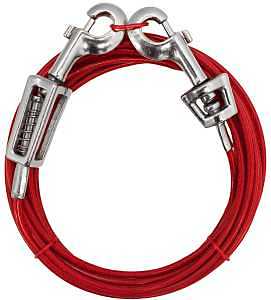 TIE OUT DOG LARGE 15FT PDQ