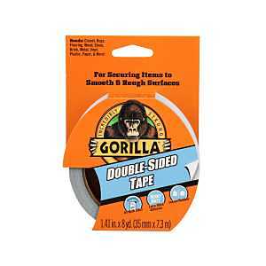 TAPE DBL SIDED GRAY 1.41INX8YD