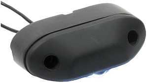 LICENSE LT LED OVAL TOP MT WHT