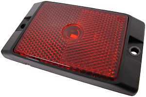 MARKER&CLRNC LT LED W/RFLX RED