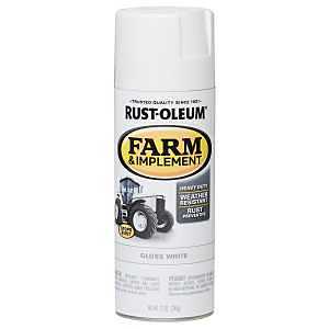 SPRAY PAINT GLOSS WHITE 12OZ