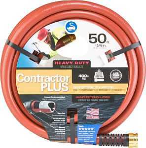 CONTRACTOR GARDEN HOSE 50 ft RED