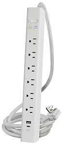 SURGE STRIP A&C 1500J WHT 6FT